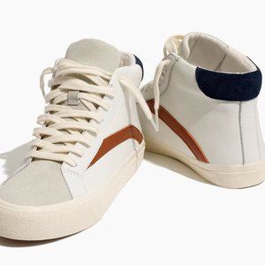 NWT Sidewalk High-Top Sneakers Colorblock Leather